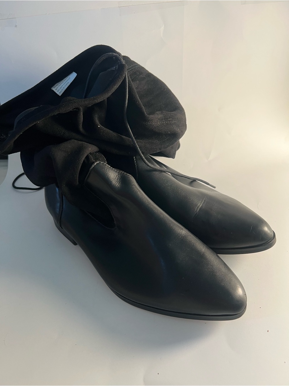 Avenue Cloud Walkers Tall Black Boots Size 10 Wide